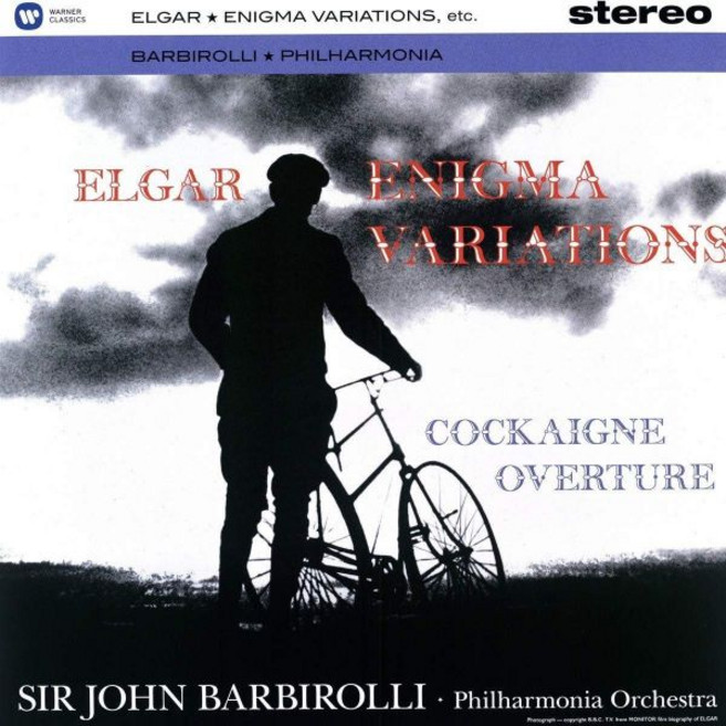 John Barbirolli Artist Vinyl 비닐 LP 레코드 ELGAR ENIGMA VARIATIONS COCKAIGNE OVERTURE, John Barbirolli Artist Vinyl 비