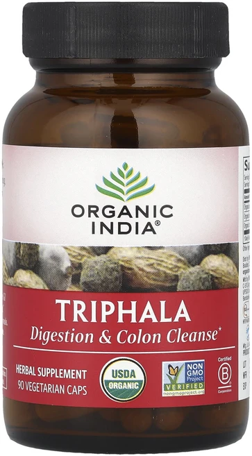 Organic India 트리팔라 베지캡슐 90정, 4개 - 쿠팡