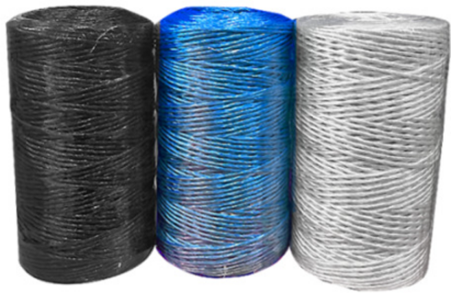 고추끈 바인더끈 유인끈 꼬임끈, 하얀색, 1개