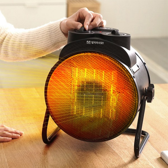 휴앤봇 PTC 온풍기 공업용 산업용 업소용 가정용 캠핑 전기 히터 열풍기 HNB-P3KB, 없음