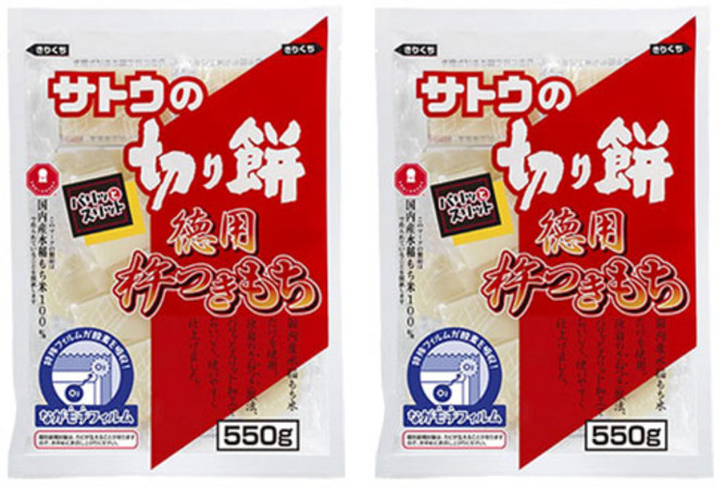 Sato's Kirimochi 라지사이즈 키네츠키모찌, 2개, 550g
