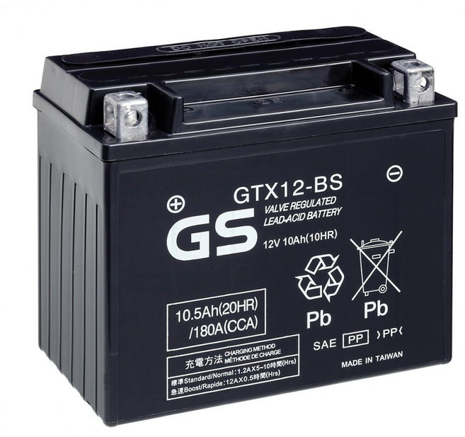 GS統力 機車電瓶 GTX12-BS 12V 10.5AH 全新未入液, 詳見包裝, 詳見包裝