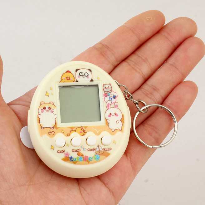 에그몬 펫 키우기/애니멀 다마고치 장난감 완구 키링, 랜덤(색상선택불가), 1개