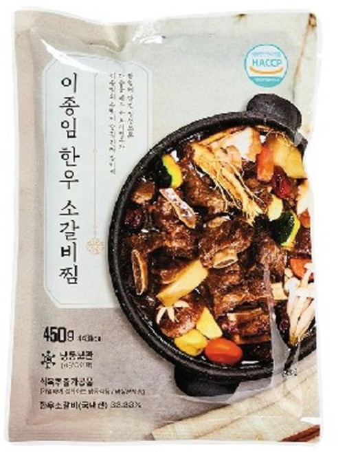 이종임 한우 소갈비찜, 3개, 450g