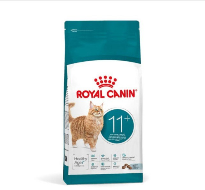 로얄캐닌 에이징 11+ 2kg 노령묘 고양이 사료, 1개, 곡물