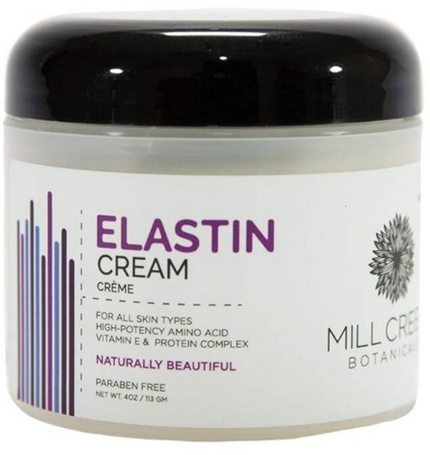 Mill Creek Botanicals 엘라스틴 크림 113.4g(4온스), 113.4g, 1개