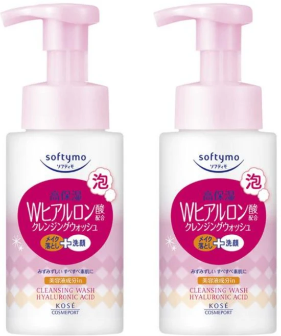 코세 소프티모 거품 클렌징 워시 W히알루론산 200ml 2개 - 쿠팡