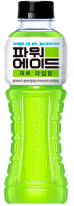 파워에이드 제로 라임향, 600ml, 480개