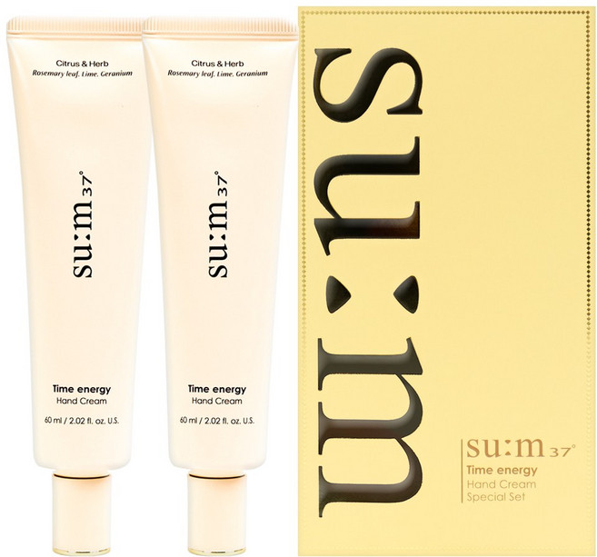 숨37 타임에너지 핸드크림 듀오 기획 세트, 1세트