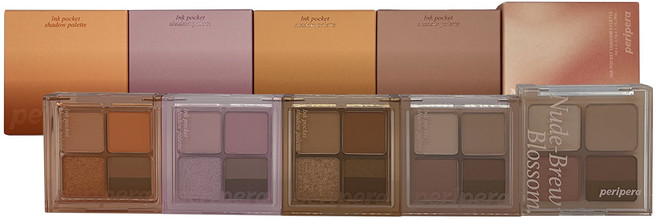 페리페라 잉크 포켓 섀도우 팔레트, 01 ORANGE 봄볕이좋아, 1개