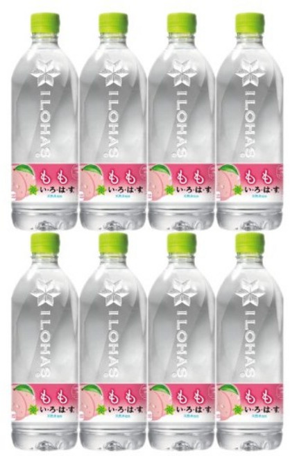 일본 이로하스 물 복숭아맛 워터 540ml 8개