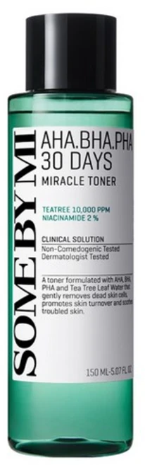 썸바이미 아하 바하 파하 30 데이즈 미라클 토너, 150ml, 4개 - 쿠팡