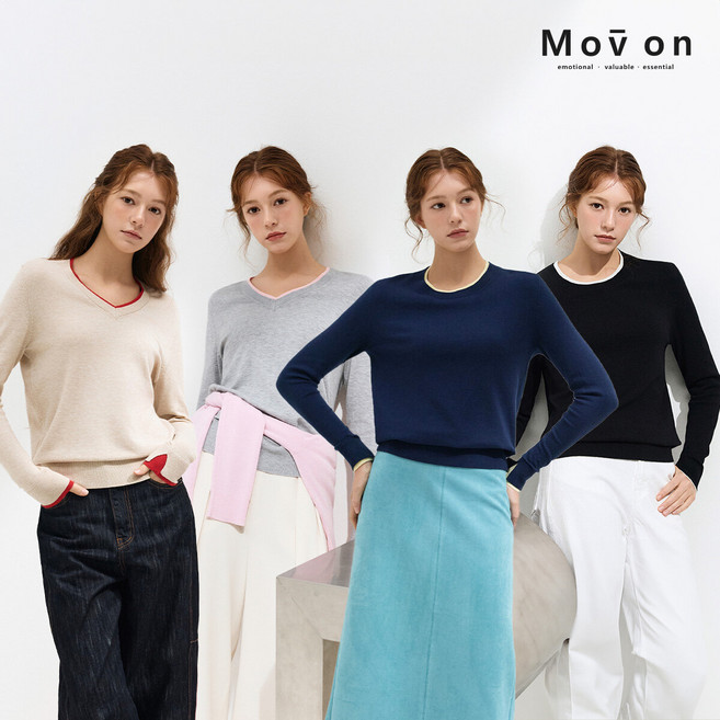 [2만원 가격인하 79 900 → 59 900] 모브온 26SS 인견 쫀쫀니트 4종 (26년 신상!)