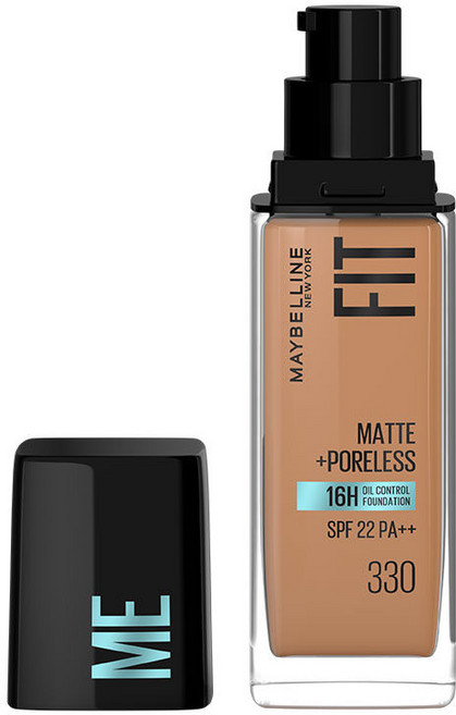 Maybelline Maybelline New York Fit Me Matte Liquid Foundation 30 ml, 330 Toffee (팩 of 2)