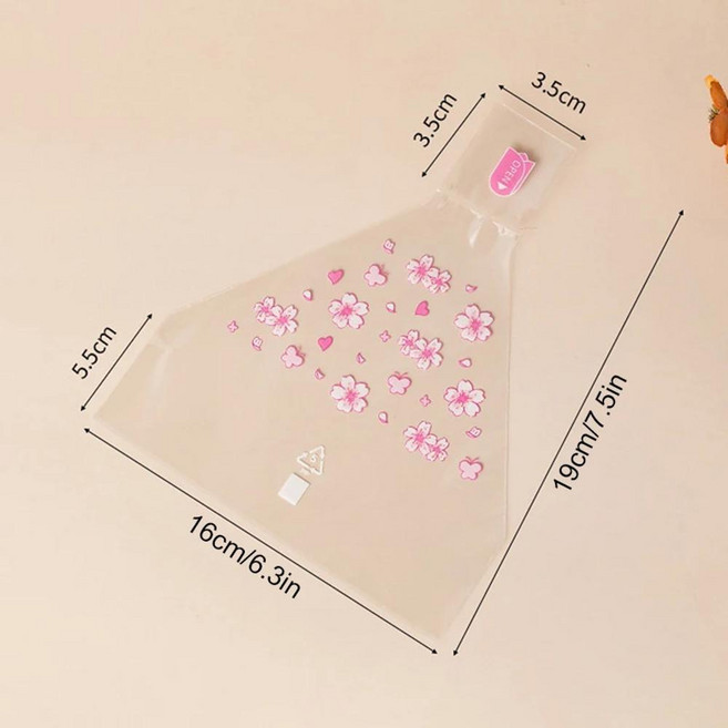 벚꽃 삼각형 쌀 공 포장 가방 노리 해초 오니기리 스시 만들기 금형 도구 도시락, 1개, Color: 4. A1