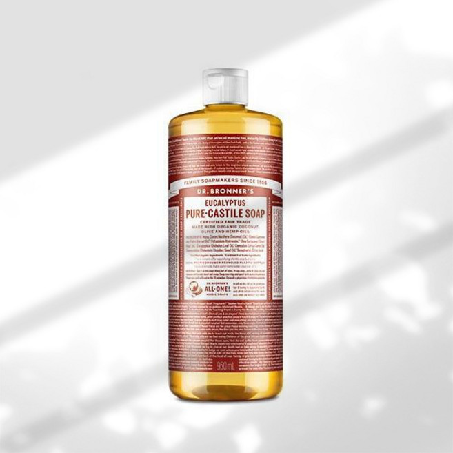 닥터 브로너스 유칼립투스 퓨어 캐스틸 솝, 950ml, 1개