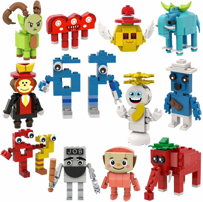 이탈리안 브레인롯 게임 식스세븐 67시리즈 12종 조립블럭, 1개, SB12S1