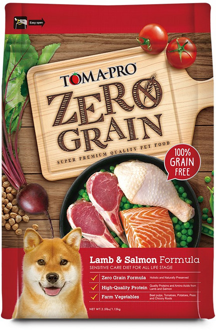 TOMA-PRO 優格零穀全齡犬羊肉鮭魚配方 低敏 呵護腸胃 全犬適用, 1.13kg, 1個, Lamb and Salmon