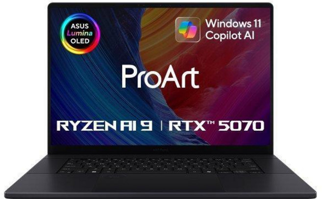 ASUS ProArt P16 H7606WP-ME042W AMD 라이젠AI 9 RTX5070 64GB/2TB/WIN11 Home 고사양 노트북, 블랙, 2TB, 64GB, WIN11 Home