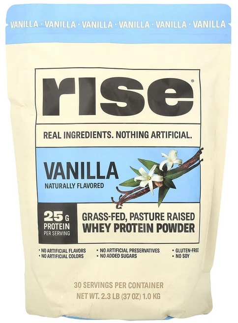 Rise Bar 유청 단백질 분말 바닐라 1kg(2.3lb) Bar (라이즈 바), 1개 - 쿠팡