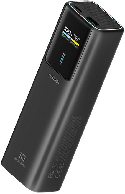 쿡테크 10 파워뱅크 10000mAh 150W 고속 충전 맥북 프로 100W MAX 노트북 보조배터리/ 삼성 45W 보조배터리/여행용 기내반입, PB100P, 블랙