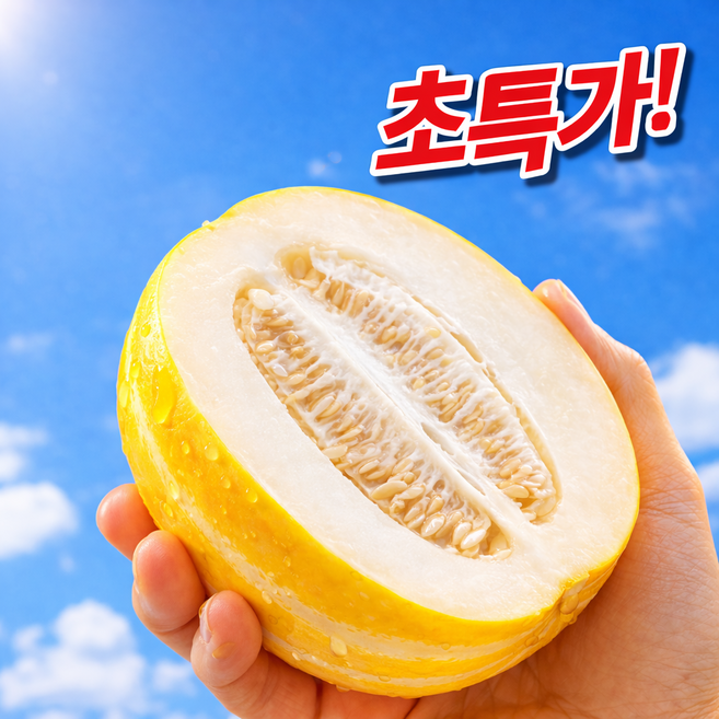 [파격초특가] 100박스한정판매 산지직송 고당도 성주참외, 1박스, 3kg