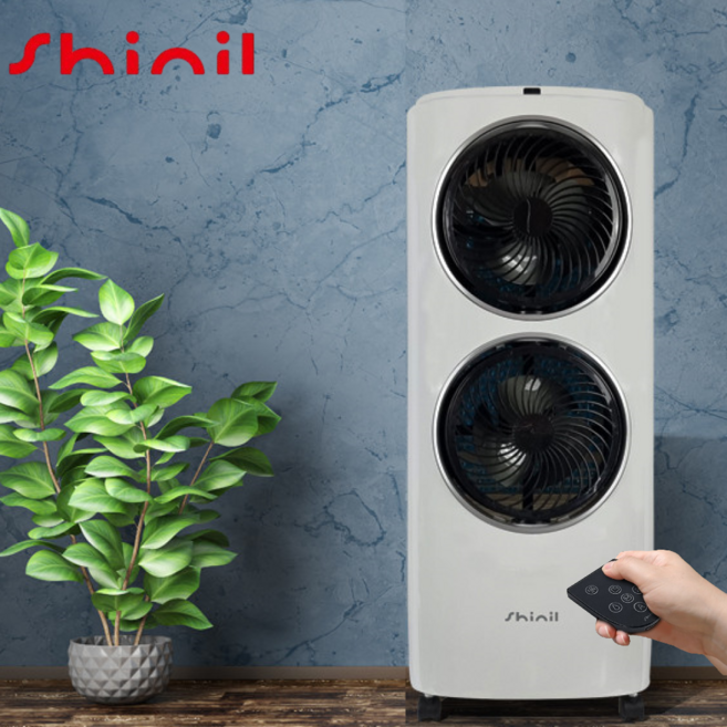 신일 냉풍기 가정용 업소용 이동식 2TWIN70 얼음 냉방기 선풍기 듀얼 에어쿨러