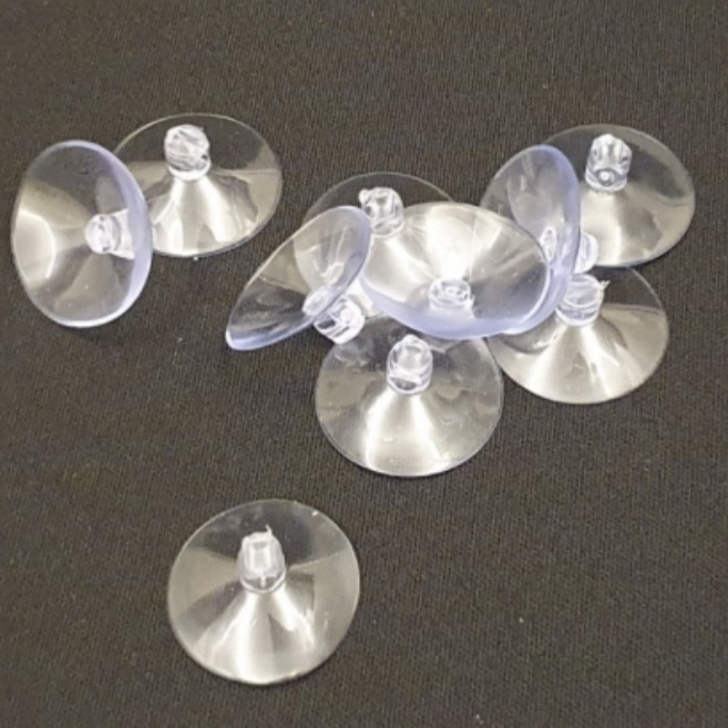 흡착판 큐방 30mm, 14개, 투명