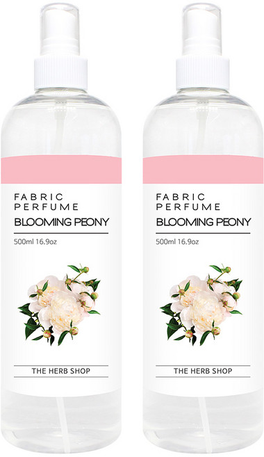 더허브샵 섬유향수, 2개, 500ml, 블루밍피오니