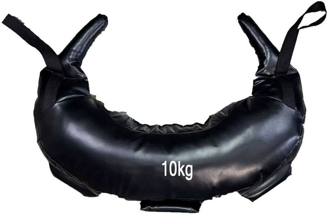 불가리안백 모래주머니 30kg 웨이트 홈짐 스쿼트 피트니스 백 크로스핏 파워백 벨트 중량, B. 10kg 블랙 강화 가죽 크루아상, 1개