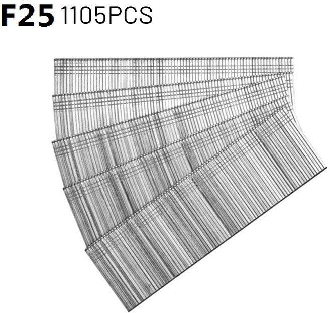 타정총 못박는총 콘크리트타정기 1105pcs F15/F20/F25/F30 스테이플 스트레이트 브래드 네일 304 스테인레스 스틸 건 네일러 DIY 홈/원예 목공, 1개