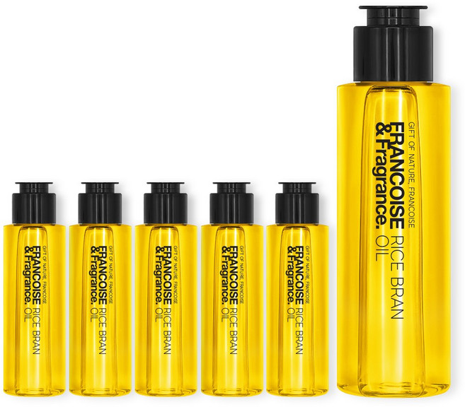 프랑스와즈 엄지의제왕 미강유 천연 페이셜 오일 100ml 영양 공급과 보습을 한 번에 100ml, 6개