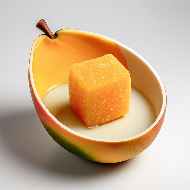 애플망고맛(네모) 젤리(대용량), 1개, 1kg