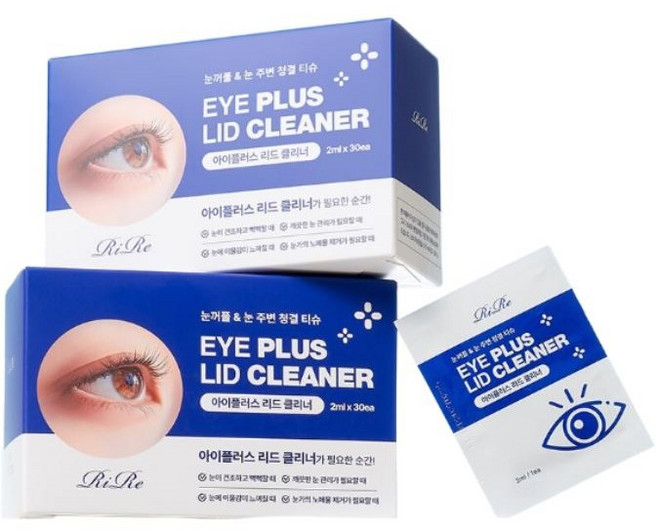 리르 아이플러스 리드 클리너 30p, 60ml, 2개