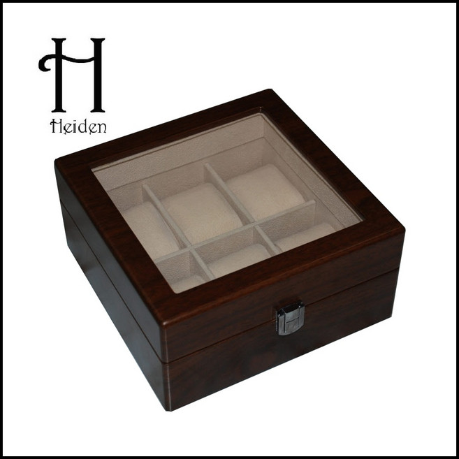 Heiden 하이덴 프리미어 6구 시계보관함 HDbox001-Walnut Wood