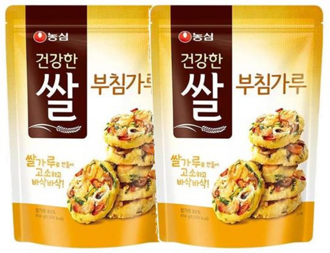 농심 건강한 쌀 부침가루 450g 2개, 2세트