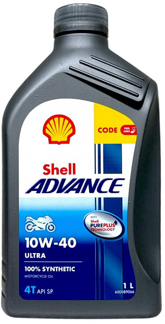 Shell Advance 4T ULTRA 全合成機油 機車機油 10W-40, 1瓶