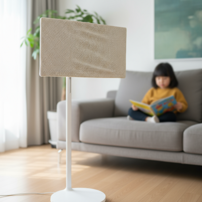 프렌지 쫀쫀한 스판 밴딩 모니터커버, 아이보리