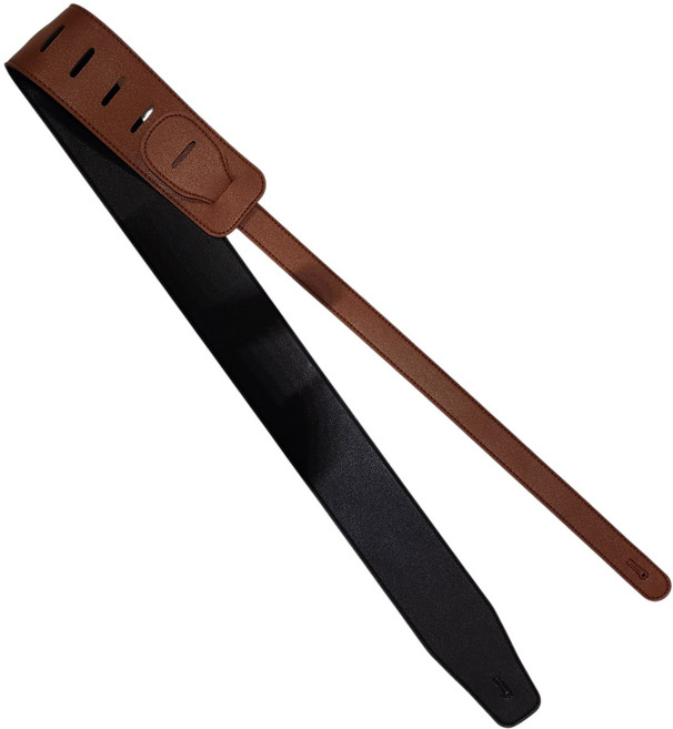 도미노스토리 기타 어깨끈 멜빵 소가죽 스트랩 일렉 베이스 어쿠스틱 통기타 겸용 양면 컬러, 1개