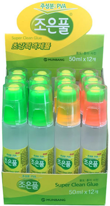 조은풀 물풀 PVA 50ml 12개 슬라임, 50g, 1개