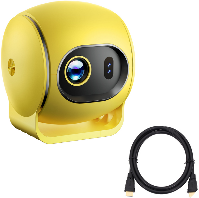 ANYOU 4K 초고화질 빔프로젝터 자동초점/자동키스톤 WiFi6/블루투스 5.2 무선 미러링 보조배터리 사용 가능, 고화질 전용 HDMI 케이블