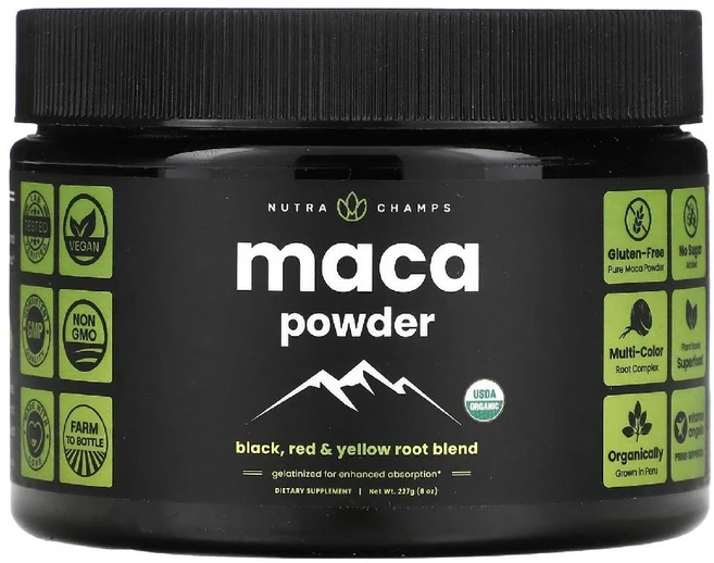 NutraChamps 마카 파우더 Maca Powder, 227g, 1개 - 쿠팡