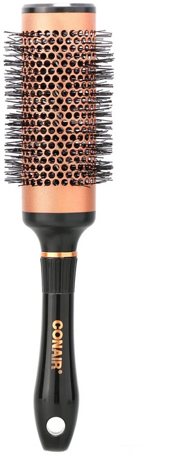 Conair 헤어 액세서리 코퍼 컬렉션 건조가 빠른 스몰 라운드 헤어 브러시 브러시 1개 - 쿠팡