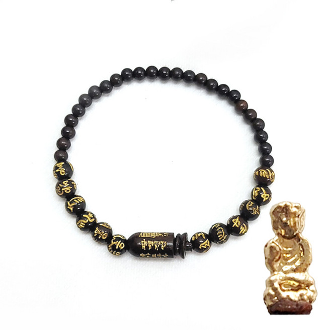 아리랑의봄 광명진언 금박 합장주[6mm] 불교용품 생활한복, 단품, 1개