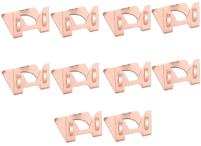 애니모어 L홀더 쇼클립 메모꽂이 pop 가격표 스탠드, 10개, 로즈골드