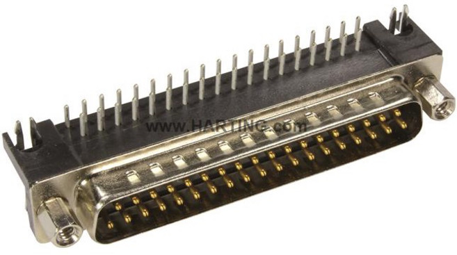 【IF】DB25 公 RS232 25Pin 連接器 D-SUB 轉接頭 90度彎頭設計, 1個