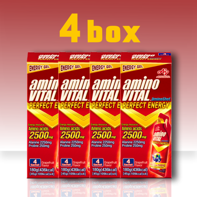 아미노바이탈 샷 퍼펙트 에너지 3+1 박스 (16개), 45g, 16개