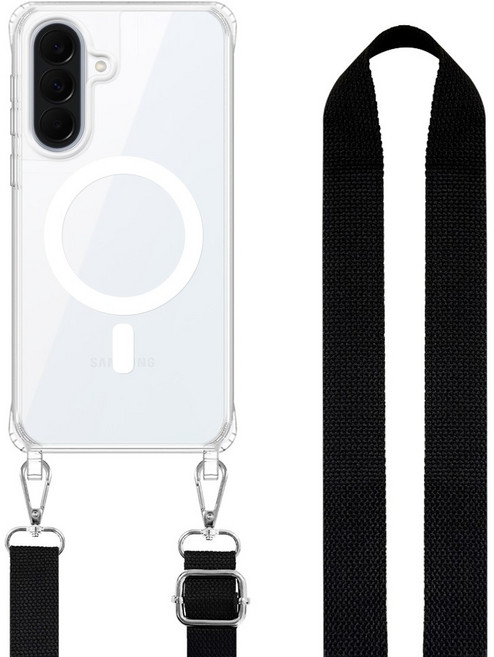 더조은셀러 맥세이프 호환 세이프링 면소재 목걸이 스트랩 갤럭시 케이스 크로스 줄