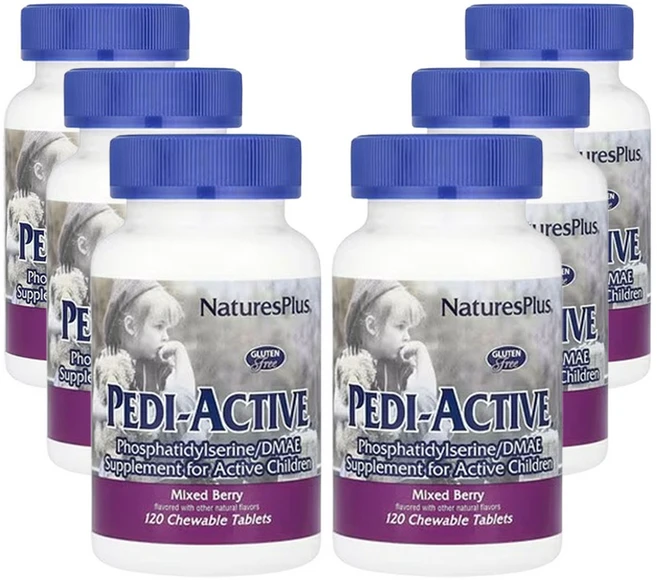 네이쳐스플러스 Pedi-Active 믹스 베리 츄어블, 6개, 120정 - 쿠팡