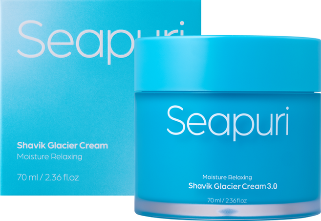 씨퓨리 샤비크 빙하크림 3.0 수분 진정 보습 쿨링 5종 히알루론산 대용량, 70ml, 1개